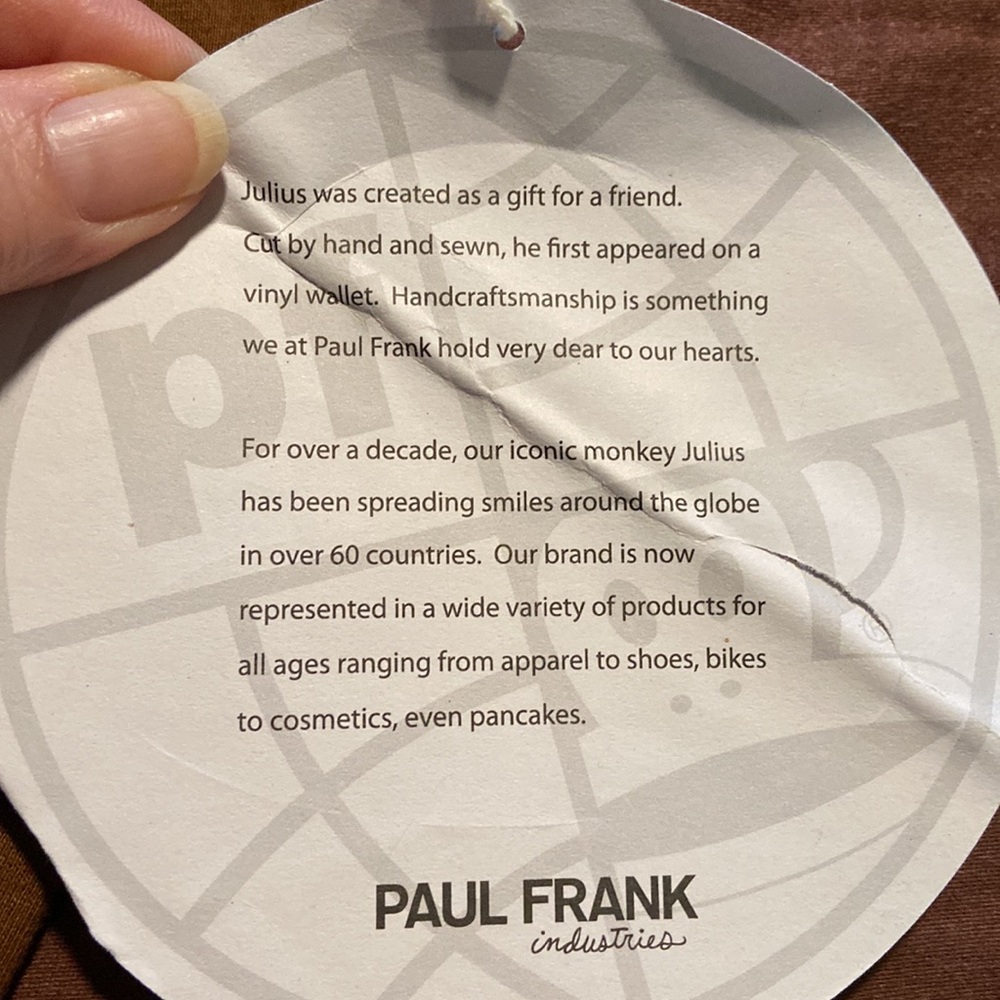 Crewneck Tee by Paul Frank Brand. NWOT! - Picture 16 of 16